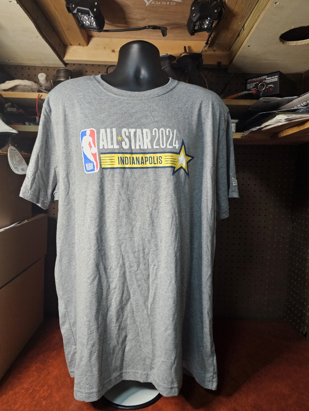 NBA All-Star 2024 Indianapolis Gray T-Shirt